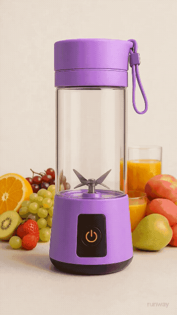 Portable Juicer -  Smoothie Maker, Multicolor