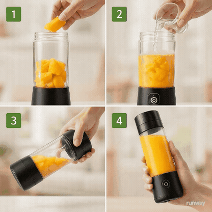 Portable Juicer -  Smoothie Maker, Multicolor