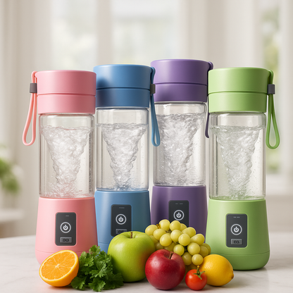 Portable Juicer -  Smoothie Maker, Multicolor